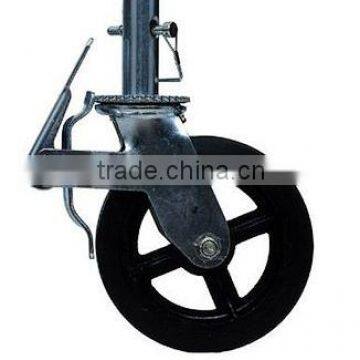 Rubber, PU, PP, PVC (with brake )scaffolding caster wheel