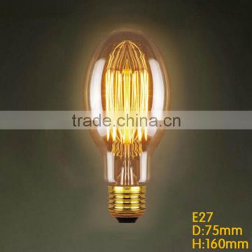 High Brightness E27 220V Edison Bulb Light 40W C75 Christmas Edison Light