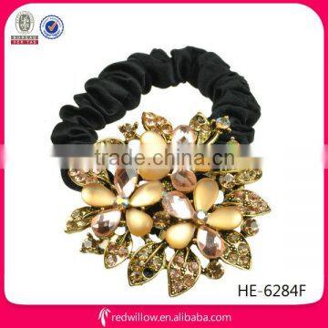 America popular glitter crystal stones knotted hair bands