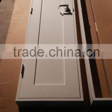 White Primed One Panel Shaker Wood Door