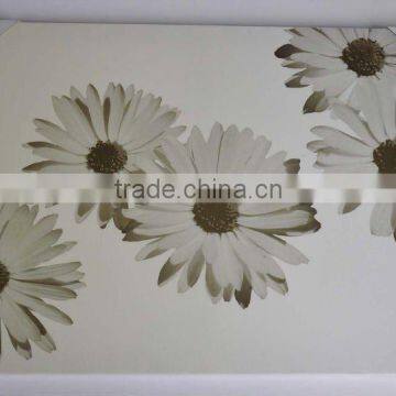 white Chrysanthemums flower canvas printing