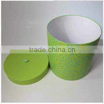 Shenzhen factory custom high quality round flower packaging cardboard box