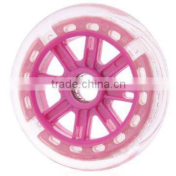 Wholesale blue rubber wheel 125mm parts for kids kick scooters