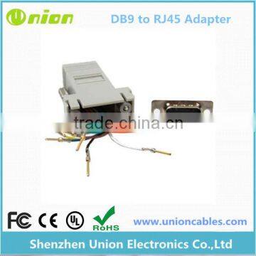 DB9 Male to RJ45 Modular Adapter