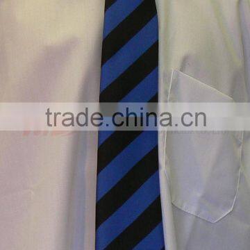 Custom customization Striped School Tie with Logo Twill Necktie