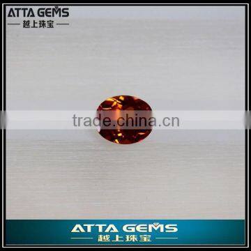 Oval Shape Stone-dark Champagne cz Zirconia