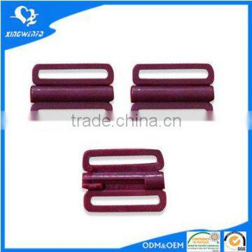 Purple bra plastic front clasps for bra accessory buckles