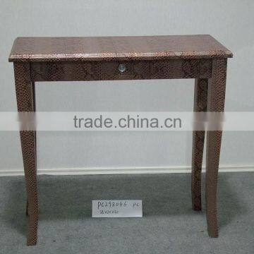 Simple Square Snakeskin Desk