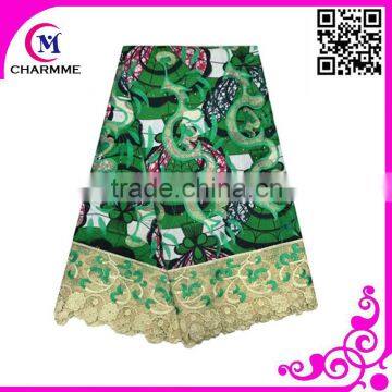 Most popular cheap dresses made in china wholesale ,african wax prints fabric wax lace for making dress