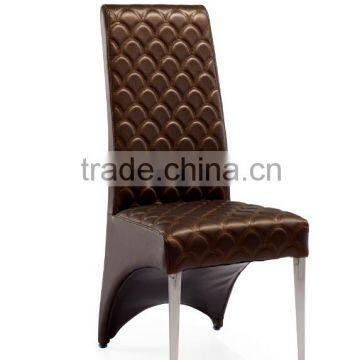 2016 Wholesale Cheap PU Leather Chair Dining With Stainless Steel Legs Quality Choice photo-2