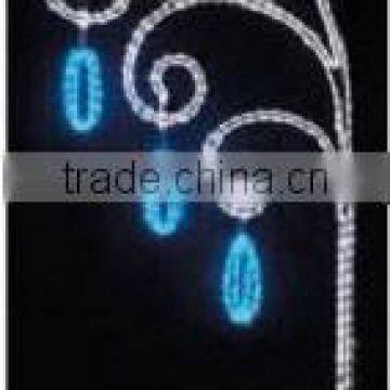 beautiful christmas rope light street decoration led 2d motif light