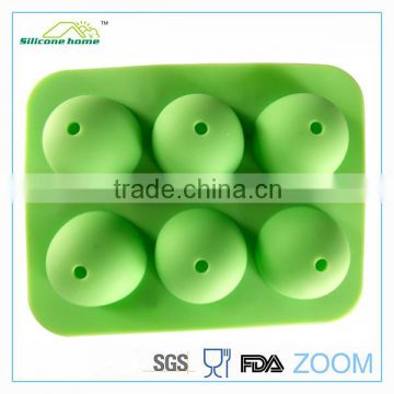 New Silicone chocolate 6 Slots Mould