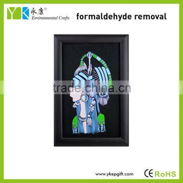 Decorative home goods wall art solid wood craft wall decorations