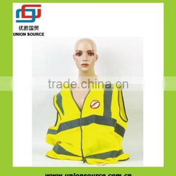 Safety Warning Vest with high visibility reflective tape (4002005)