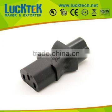 IEC 320 C13 to C6 power adapter, IEC female to Micky male AC adapter