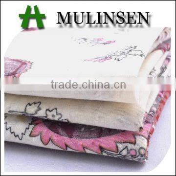 Shaoxing Textile 40s poplin combed cotton fabric, cotton printed muslin fabric