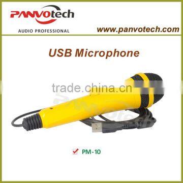 Panvotech PM-10 karaoke usb microphone / cheap usb microphones