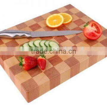 Wooden Cutting Board with End Grain for Vegetable and Fruit
