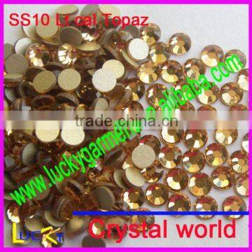 flat back rhinestone DIY nailart decoration crystal ss12 lt cal topaz