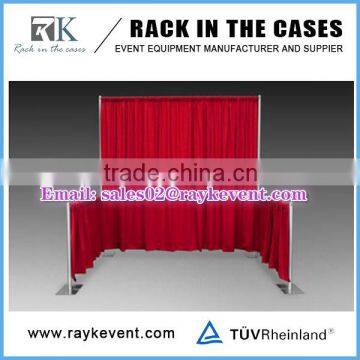 Wedding stage decor exhibition booth portable pipe and drape