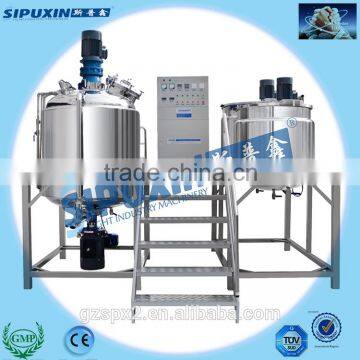 spx liquid vacuum emulsifying mixer