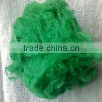 Dope dyed virgin polyester staple fiber for spinning