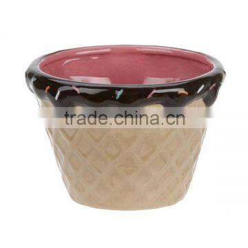 ceramic ice cream shape bowl