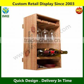 Wine Crate Combo Glass & Bottle Rack YM5-1002