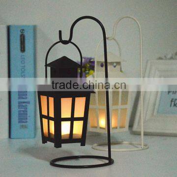 2015 New Design Retro European-style Metal Candle Holder,hanging Wrought Iron Candlestick photo-3