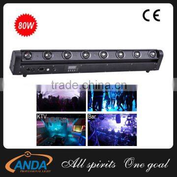 2016 factory price 8pcs*10w RGB 4in1,8pcs*3w led moving head beam bar light