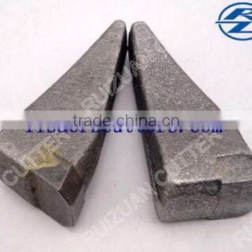 BFZ25L BFZ25R flat cutter teeth weld-on teeth for HDD reamer auger bits for piling machine foundation drilling picks