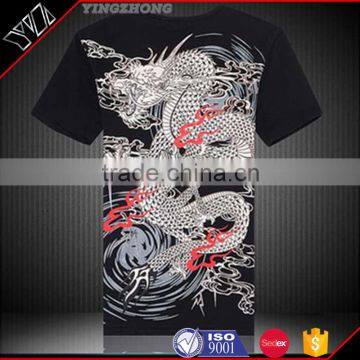 wholesale black brand printed t-shirts, personalized custom t shirt/drifit tshirt