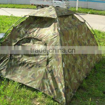 small 210D polyester amry camouflage hunting tent
