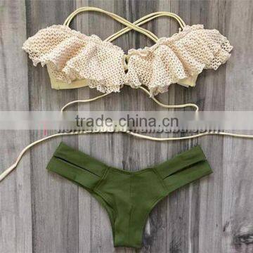 Halter Lace style crochet bikini