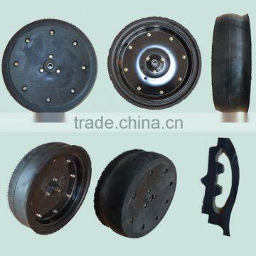 16X4.5 semi pneumatic rubber wheel for Great plains agricultural seed drill