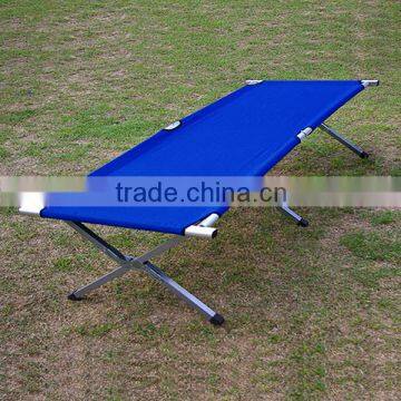 Aluminum stretcher military folding camp cot with 600D carrying bag