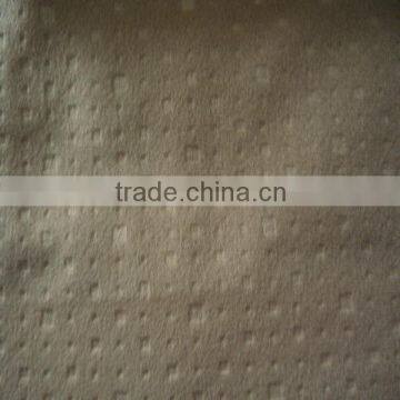 Velvet Embossed Fabric for Car Seat Cover