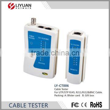 LY-CT006 Network Cable Tester with Remote Model TL-428 LAN BNC RJ45 Ethernet Coaxial