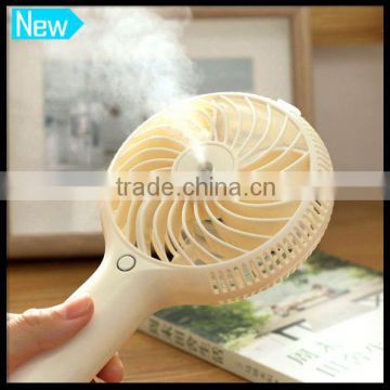 New Design Portable Plastic Water Bottle Spray Fan