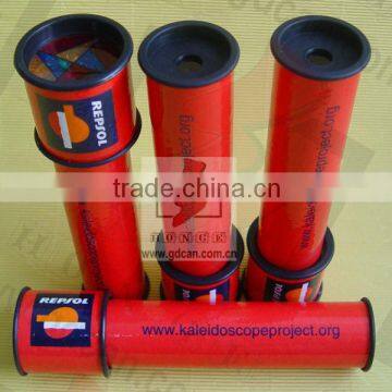 Newest Product Red Paper Cardboard Two Parts Kaleidoscope Toys