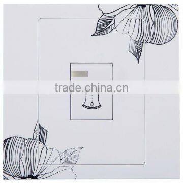 Bell push switch flower panel