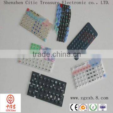 Custom the silicon button keyboard