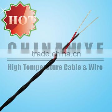 Twist FEP 2*AWG24 2.26mm Teflon heat resisting high temperature insulation Wire Cable