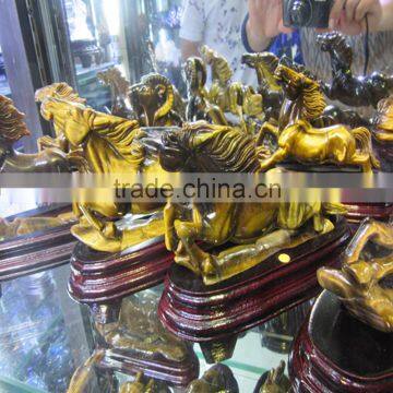 Decorative hand carved crystal quartz animals carving