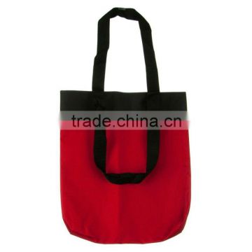 Promotional cheap waterproof ployester shopping tote bags