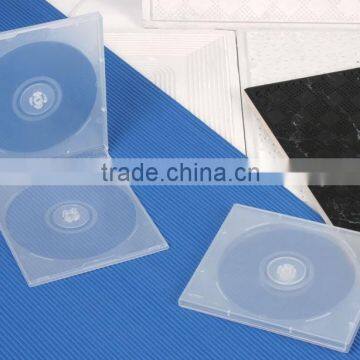 10mm Square Double DVD Frosty Clear PP CD Case