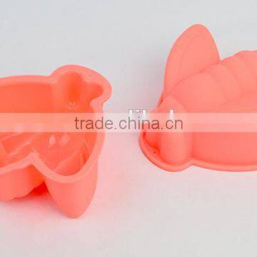 High Quality Bee Shaped 4pcs Silicone Cake Mould photo-3