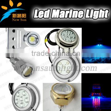 100% water proof led underwater lights 12v led marine lights 1 year warranty