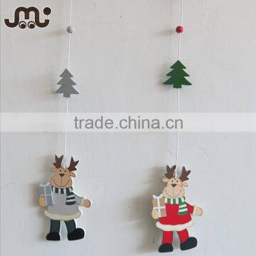 wholesale handmade wooden hanging christmas decoration