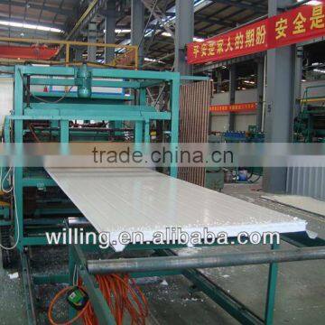 sandwich panel machine for prefab roofing panel